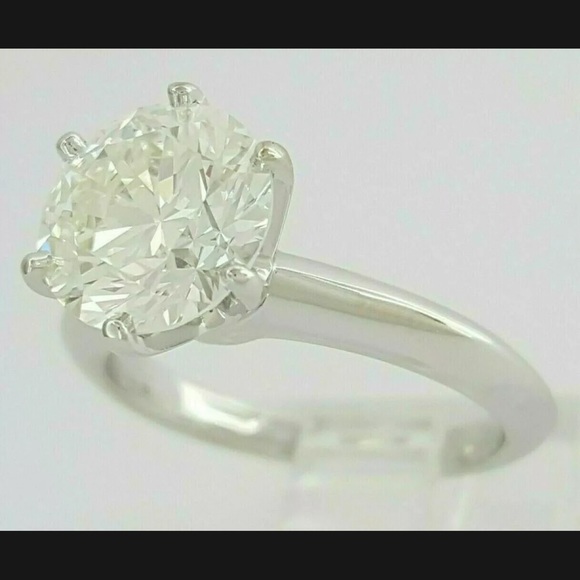 Tiffany Co Diamond Engagement Ring - Picture 2 of 9